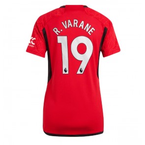 Maillot de foot Manchester United Raphael Varane #19 Domicile Femmes 2023-24 Manches Courte